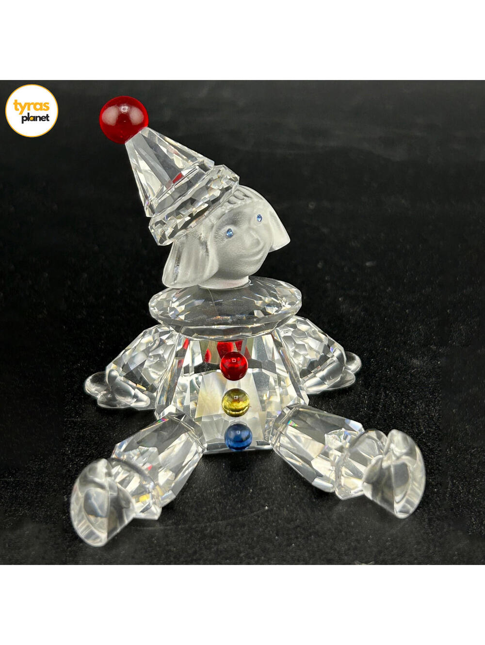 Swarovski Silver Crystal Clown Figurine‎